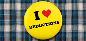 tax deduction button